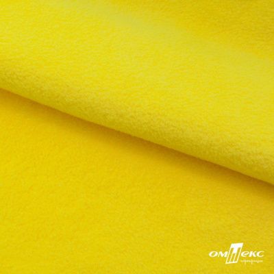 Флис DTY 14-0760, 240 г/м2, шир. 150 см, цвет яркий желтый - купить в Сарапуле. Цена 640.46 руб.