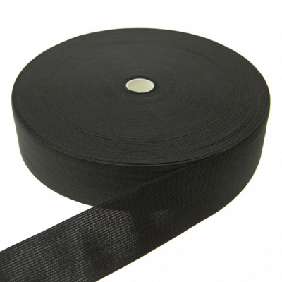 Резинка 35 мм (40 м)  черная бобина - купить в Сарапуле. Цена: 395.72 руб.