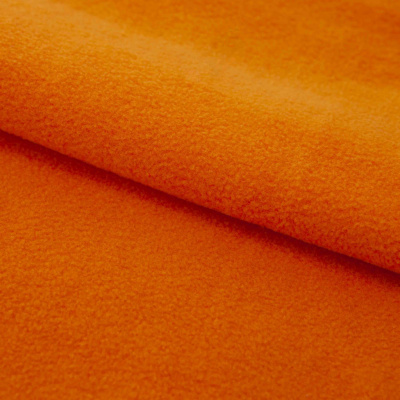 Флис DTY 16-1358, 250 г/м2, шир. 150 см, цвет оранжевый - купить в Сарапуле. Цена 640.46 руб.