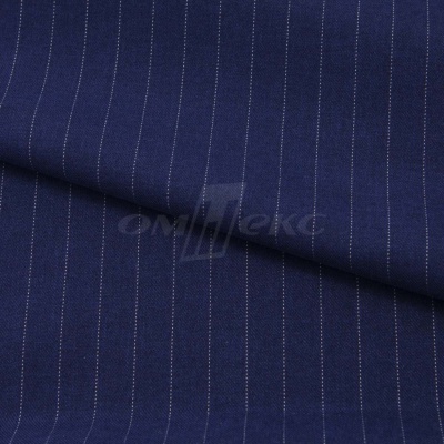 Костюмная ткань "Жаклин", 188 гр/м2, шир. 150 см, цвет тёмно-синий - купить в Сарапуле. Цена 426.49 руб.
