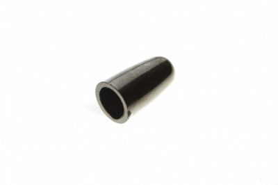 8100-Наконечник пластиковый под металл 15 мм-тем.никель - купить в Сарапуле. Цена: 2.45 руб.