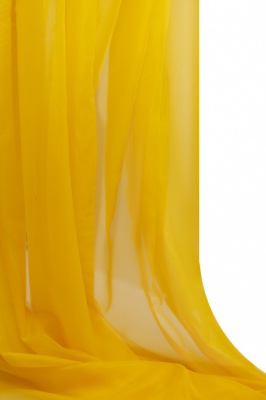 Портьерный капрон 13-0858, 47 гр/м2, шир.300см, цвет 21/жёлтый - купить в Сарапуле. Цена 137.27 руб.