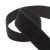 Лента бархатная нейлон, шир.25 мм, (упак. 45,7м), цв.03-черный - купить в Сарапуле. Цена: 800.84 руб.