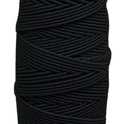 Нитка - резинка Спандекс 25 м (уп-10шт)-чёрные - купить в Сарапуле. Цена: 36.02 руб.