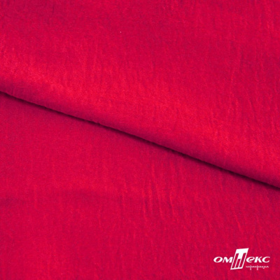 Ткань плательная Муар, 100% полиэстер,165 (+/-5) гр/м2, шир. 150 см, цв. Красный - купить в Сарапуле. Цена 215.65 руб.