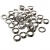 Люверсы, металлические/20мм/никель (упак.1000 шт) - купить в Сарапуле. Цена: 1 587.60 руб.