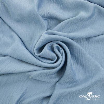 Ткань плательная Муар, 100% полиэстер,165 (+/-5) гр/м2, шир. 150 см, цв. Серо-голубой - купить в Сарапуле. Цена 215.65 руб.