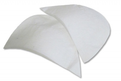 Плечевые накладки И-8 НЦ, составные, цвет белый - купить в Сарапуле. Цена: 47.27 руб.