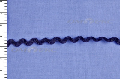 Тесьма плетеная "Вьюнчик"/т.синий - купить в Сарапуле. Цена: 48.03 руб.