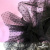 Евро-фатин горох, 100% полиэфир, 15 г/м2, 150 см. 16-167/черный - купить в Сарапуле. Цена 241.13 руб.