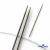 Спицы для вязания металлические d-2.5 мм круговые на тросике 53 см - купить в Сарапуле. Цена: 53.90 руб.