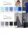 Креп стрейч Амузен 14-4122, 85 гр/м2, шир.150см, цвет голубой - купить в Сарапуле. Цена 148.37 руб.