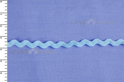 Тесьма плетеная "Вьюнчик"/голубой - купить в Сарапуле. Цена: 37.29 руб.
