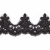 Сутажное кружево «Алансон»  на сетке (бисер) XDH3235, шир.60 мм, (уп. 9,14 м ), цв.-черный - купить в Сарапуле. Цена: 2 156.52 руб.
