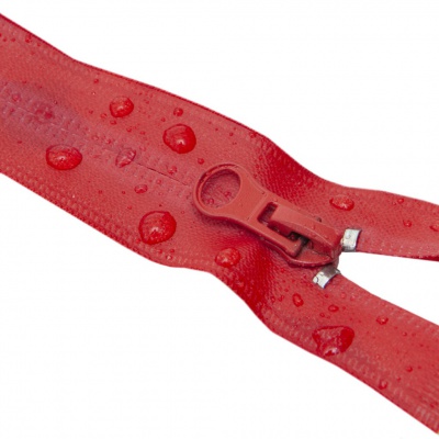 Молния водонепроницаемая PVC Т-7, 90 см, разъемная, цвет (820) красный - купить в Сарапуле. Цена: 61.18 руб.