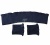 Манжеты и подвяз (комплект) КРК-4285 цв. 078-синий - купить в Сарапуле. Цена: 532.81 руб.
