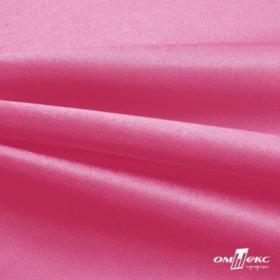 Поли креп-сатин 15-2215, 125 (+/-5) гр/м2, шир.150см, цвет розовый - купить в Сарапуле. Цена 155.57 руб.