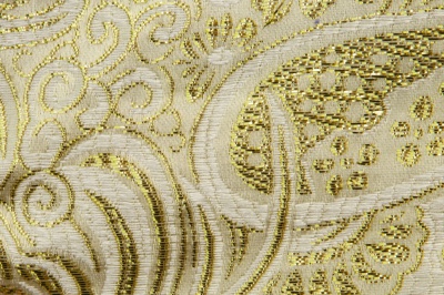Ткань костюмная жаккард №5, 140 гр/м2, шир.150см, цвет золото - купить в Сарапуле. Цена 383.29 руб.