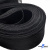 Регилиновая лента мягкая, пластик, шир.40мм, (уп.22+/-0,5м), цв.- черный - купить в Сарапуле. Цена: 297 руб.
