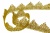 Тесьма металлизированная 8204, шир. 40 мм/уп. 13,7+/-1 м, цвет золото - купить в Сарапуле. Цена: 420.42 руб.