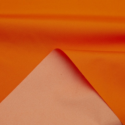 Курточная ткань Дюэл (дюспо) 16-1359, PU/WR/Milky, 80 гр/м2, шир.150см, цвет оранжевый - купить в Сарапуле. Цена 141.80 руб.