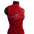 Кружевное полотно стрейч 15A29/RED, 105 гр/м2, шир.155см - купить в Сарапуле. Цена 2 101.46 руб.