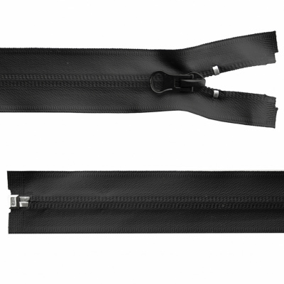 Молния водонепроницаемая PVC Т-7, 100 см, разъемная, цвет чёрный - купить в Сарапуле. Цена: 61.89 руб.