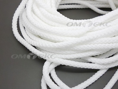 Шнур 1с35 4 мм крупное плетение 200 м белый - купить в Сарапуле. Цена: 1.10 руб.
