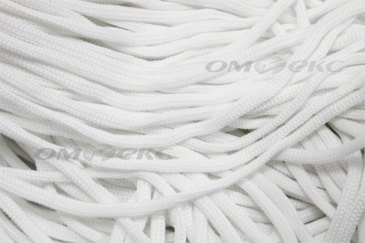 Шнур Т-02 (4с2) мелкое плетение 4мм 100 м белый - купить в Сарапуле. Цена: 2.50 руб.