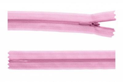 Молния потайная Т3 513, 50 см, капрон, цвет св.розовый - купить в Сарапуле. Цена: 8.62 руб.