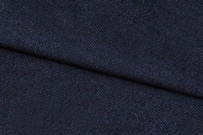 Ткань джинсовая №96, 160 гр/м2, шир.148см, цвет т.синий - купить в Сарапуле. Цена 350.42 руб.