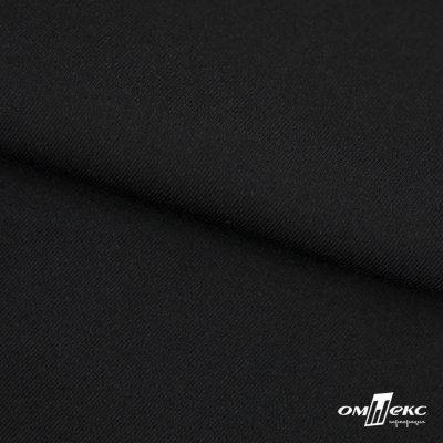 Ткань костюмная "Матте" 80% P, 16% R, 4% S, 170 г/м2, шир.150 см, цв-черный #1 - купить в Сарапуле. Цена 372.90 руб.