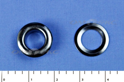 Люверсы металлические, блочка/кольцо, №5 (8 мм) упак.1000 шт- цв.никель - купить в Сарапуле. Цена: 392 руб.