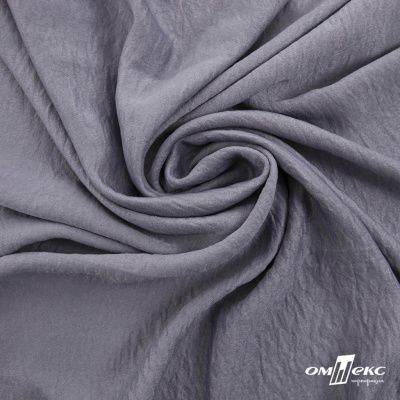 Ткань плательная Муар, 100% полиэстер,165 (+/-5) гр/м2, шир. 150 см, цв. Серый  - купить в Сарапуле. Цена 215.65 руб.