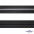 Рулонная молния с покрытием PVC спираль тип 3 (упак.270м) -черная с полосой СВО - купить в Сарапуле. Цена: 12.74 руб.