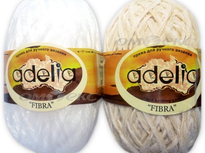 Пряжа Adelia "Fibra", полиэстер 100%, 50 гр/200 м - купить в Сарапуле. Цена: 34.67 руб.