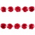 Тесьма плетеная "Рюш", упак. 9,14 м, цвет красный - купить в Сарапуле. Цена: 46.82 руб.