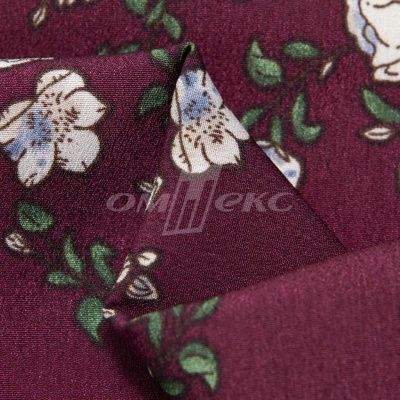 Плательная ткань "Фламенко" 3.3, 80 гр/м2, шир.150 см, принт растительный - купить в Сарапуле. Цена 317.46 руб.