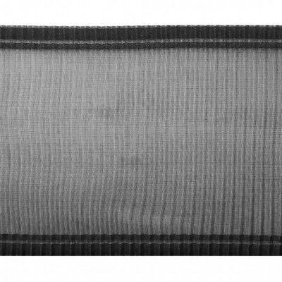 Лента капроновая "Гофре", шир. 110 мм/уп. 50 м, цвет чёрный - купить в Сарапуле. Цена: 24.99 руб.
