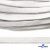 Шнур плетеный d-8 мм плоский, 70% хлопок 30% полиэстер, уп.85+/-1 м, цв.1018-белый - купить в Сарапуле. Цена: 735 руб.