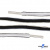 Шнурки #4-27, круглые 130 см, двухцветные (черно/белый) - купить в Сарапуле. Цена: 47.04 руб.