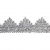 Тесьма металлизированная 0384-0240, шир. 40 мм/уп. 25+/-1 м, цвет серебро - купить в Сарапуле. Цена: 490.74 руб.