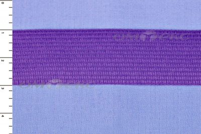 Окантовочная тесьма №0225, шир. 22 мм (в упак. 100 м), цвет фиолет - купить в Сарапуле. Цена: 271.60 руб.