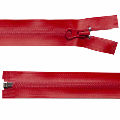 Молния водонепроницаемая PVC Т-7, 60 см, разъемная, цвет (820) красный - купить в Сарапуле. Цена: 49.39 руб.
