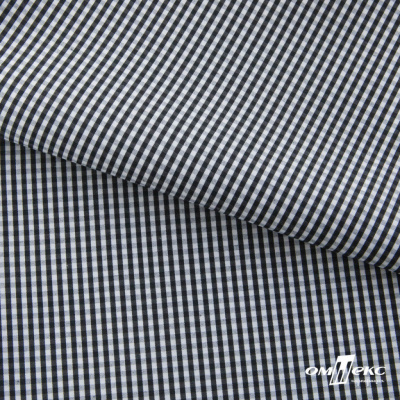 Ткань сорочечная Клетка Виши, 115 г/м2, 58% пэ,42% хл, шир.150 см, цв.6-черный, (арт.111) - купить в Сарапуле. Цена 306.69 руб.