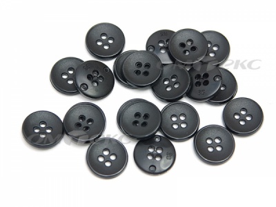51960/23 мм (4 пр) черные пуговицы - купить в Сарапуле. Цена: 1.43 руб.