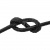 Шнур вощенный (25+/-1ярд) черный  - купить в Сарапуле. Цена: 104.42 руб.