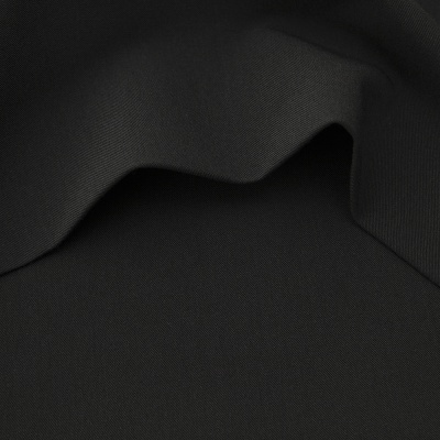 Костюмная ткань с вискозой "Меган", 210 гр/м2, шир.150см, цвет чёрный - купить в Сарапуле. Цена 378.55 руб.
