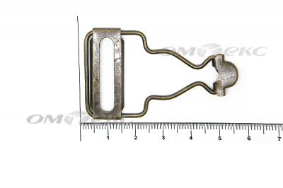 Застежки для комбинезонов металлическая 32 мм Никель (20ШТ)  - купить в Сарапуле. Цена: 3.18 руб.