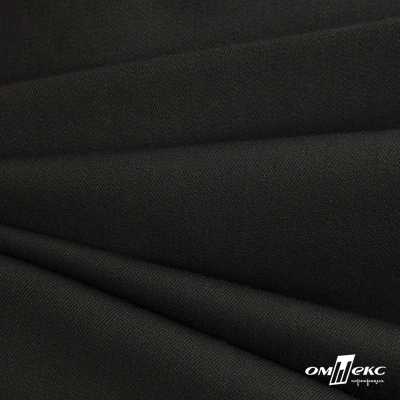 Костюмная ткань с вискозой "Диана", 260 гр/м2, шир.150см, цвет чёрный - купить в Сарапуле. Цена 438.50 руб.